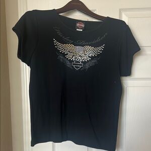 Harley-Davidson Black Graphic Short Sleeve Tee